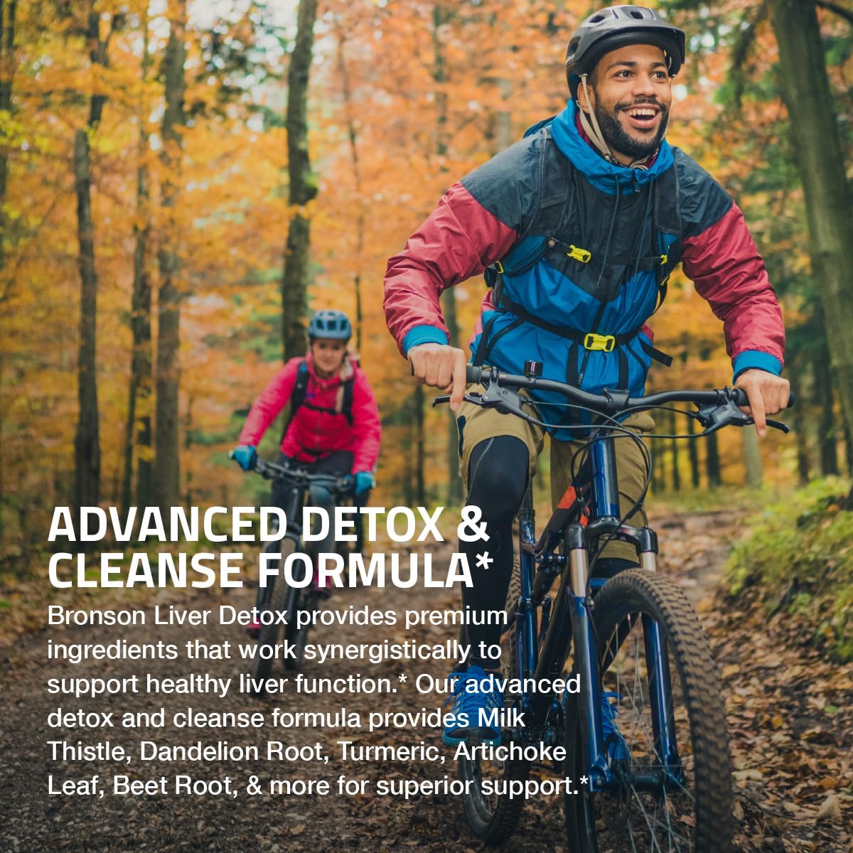 Liver Detox Advanced Detox & Cleansing Formula Supports Health Liver Function with Milk Thistle, Dandelion Root, Turmeric, Artichoke Leaf & More, Non-Gmo, 60 Vegetarian Capsules